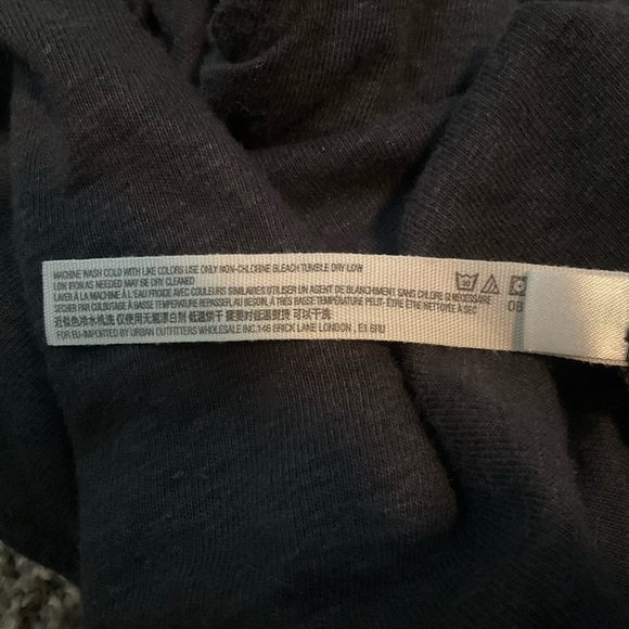 FP Beach Black Linen Dress Free People Size Small Swim Cover Up - Picture 9 of 10